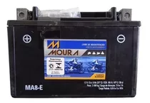 Bateria Moto Moura 12v 8ah Ma8-e ( Yuasa Ytx9-bs )