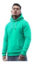 Buzo O Hoodies Unicolor Para Hombre