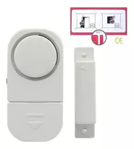 Alarma Adhesiva Con Sensor Para Puerta Color Blanco