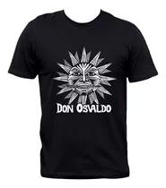 Remera Don Osvaldo Rock Nacional Sol Azteca 100% Algodón