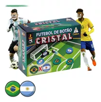 Jogo Futebol De Botão Copa Do Mundo Cristal 2 Seleções Times