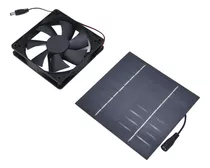 Ventilador De Escape Con Energía Solar 10w Dual S Kit De Pan