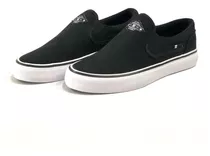 Zapatillas Dc Shoes Trase Slip On Tx Black/navy - Big Buey -