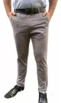 Pantalon Chino De Gabardina, Elastizado Chupin