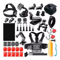 Kit Accesorios 48 En 1 Compatible Gopro Xiaomi Hd Sjcam 4k