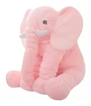 Almofada Elefante Pelúcia Travesseiro Bebê Antialérgico 50cm