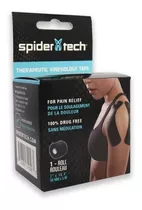 Tape Kinesiologico Spidertech® 5 Cm X 5 Mt. Negro (1 Rollo)