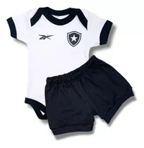 Body Time Futebol Conjunto Botafogo Body Short 100% Algodão