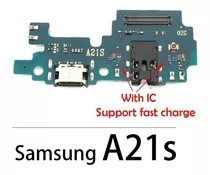 Zocalo Flex Puerto Carga + Microfono Jack Audio Samsung A21s