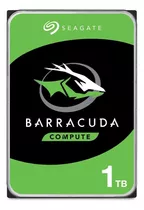 Hd Interno Seagate Barracuda 1tb Sata 7200rpm 256mb 3,5 Cor Cinza