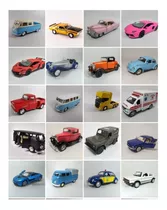 Miniatura Coleção Carrinhos Kit Com 14 Ferro Metal 