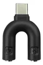 Splitter Usb C A Mini Plug 3,5mm P/ Auriculares Y Microfono