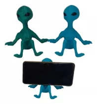 Alien Porta Celular-colores Aleatorios 3d