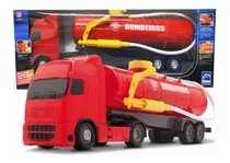 Caminhão Voyager Bombeiro C/lança Água 48cm -roma Brinquedos