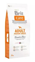 Brit Care Adult Medium Breed Cordero Y Arroz 12 Kg