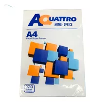 Pacote 500 Folhas De Papel Sulfite A4 Aquattro Home-office