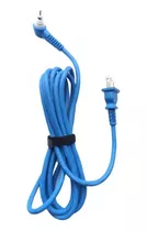 Cable Para Plancha De Cabello 360 Grados 110v Color Azul