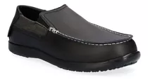 Mocasines Crocs Santa Cruz 2 Luxe Leather Negro 202221060