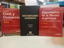 Combo Codigo Civil + Diccionario Juridico + Constitucion