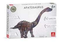 Quebra Cabeça Puzzle Planet Adventure 3d 60 Pçs Apatasaurus