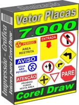 Placas Sinalização Aprovada Abnt Corel Draw X-3 Ou Superior