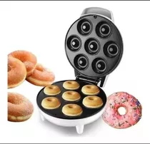 Maquina Para Mini Donas Rosquilla Antiadherente Donuts Maker Color Negro