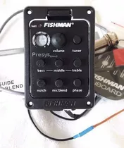 Fishman 301 Presys Blend Mic Tuner, Kit De Pastillas Para Guitarra, 3