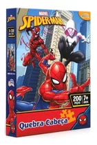 Quebra Cabeça Marvel 200 Peças Homem Aranha Infantil Toys