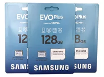 Cartão De Memória 128gb Evo Plus Microsd - Novo