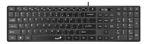 Teclado Genius Slimstar 126 Qwerty Español Color Negro