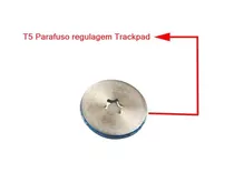 T5 Parafuso Regulagem Touchpad Trackpad Mouse Macbook A1342 