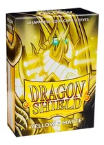 Sleeve Dragon Shield Matte Yellow (small) - (60 Un)