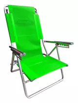 Reposera Aluminio Playera Reclinable Baja Liviana Alumel