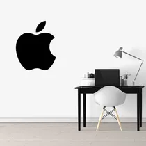 Adesivo Decoração Parede Vidro Logo Apple Loja Gamer Celular