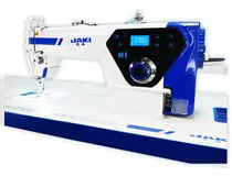 Máquina De Coser Industrial Recta Jaki H1-q Blanca Y Azul 220v