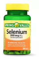 Selenio Selenium 200 Mcg 100 Tab Anticancerigeno Eg S8