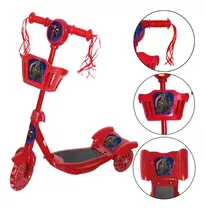 Patinete Infantil Vingadores 3 Anos Musical Luz Led Toys 2u