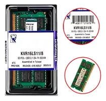 Memoria Ram Ddr3l ( Pc3l 1.35v ) 8gb 1600mhz Kingston 