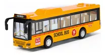 Modelo De Carro De Brinquedo Infantil De Ônibus Escolar 1/50