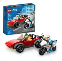 Kit City 60392 Perseguição Carro E Moto Da Polícia 59pc Lego Quantidade De Peças 59