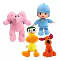 Pocoyo Peluche Original Bandai Lote 4pcs