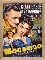 Mogambo  , Cuadro , Poster, Cine Película Antigua     Y920