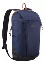 Mochila Trekking Viajes Quechua® Nh100 10 Litros Color Azul Marino