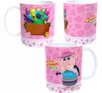 Taza Plastica Sublimada- La Granja De Zenon Personajes Edita