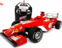 Carrinho Formula1 Controle Remoto Corrida Vermelho Brinquedo