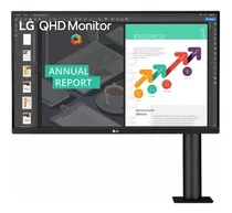 Monitor LG 27 2560x1440 Quad Hd 75hz Hdmi Freesync Pcreg Color Negro