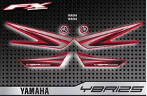 Calcos Opcionales Yamaha Ybr 125 Desde 2014 Fxcalcos2