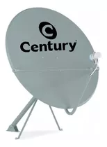 Kit Antena 90cm Chapa Banda Ku  Century C/ Lnbf Ku Duplo