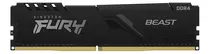 Memoria Ram Fury Beast Ddr4 Gamer Color Negro  16gb 1 Kingston Kf432c16bb1/16