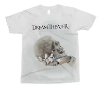 Camiseta Dream Theater - Distance Over Time (branca) 